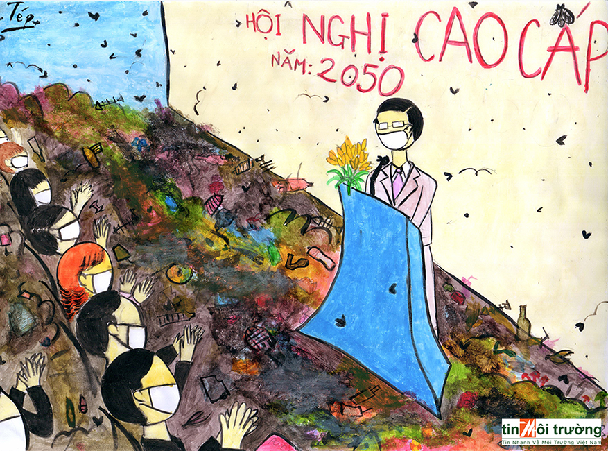 Tranh[-]biếm[-]họa[-]với[-]chủ[-]đề[-]“Không[-]xả[-]rác[-]bừa[-]bãi”[-]của[-]TÉP